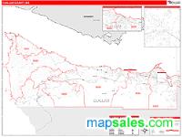 Clallam County, WA Wall Map