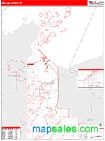 Ashland County, WI Wall Map