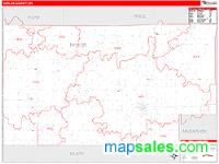 Taylor County, WI Wall Map Zip Code