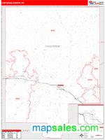 Converse County, WY Wall Map