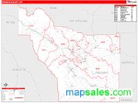 Fremont County, WY Wall Map