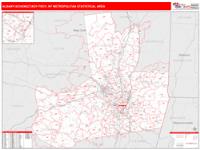 Albany-Schenectady-Troy Metro Area Wall Map