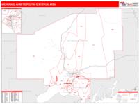 Anchorage Metro Area Wall Map