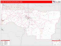 Eugene Metro Area Wall Map