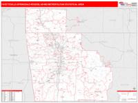 Fayetteville-Springdale-Rogers Metro Area Wall Map