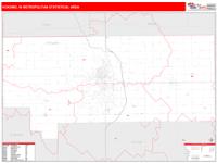 Kokomo Metro Area Wall Map