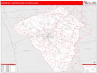 Lancaster Metro Area Wall Map