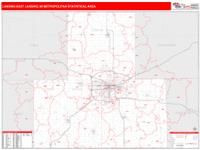 Lansing-East Lansing Metro Area Wall Map