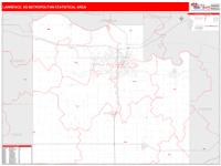 Lawrence Metro Area Wall Map