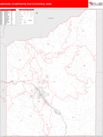 Medford Metro Area Wall Map