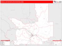 Missoula Metro Area Wall Map