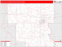 Sioux Falls Metro Area Wall Map