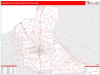 Syracuse Metro Area Wall Map