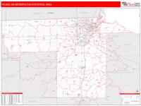 Toledo Metro Area Wall Map