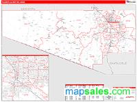 Tucson Metro Area Wall Map