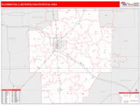 Bloomington Metro Area Wall Map