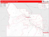 Yakima Metro Area Wall Map