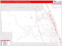 Sebastian-Vero Beach Metro Area Wall Map