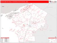 Watertown-Fort Drum Metro Area Wall Map