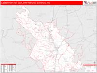 Elizabethtown-Fort Knox Metro Area Wall Map