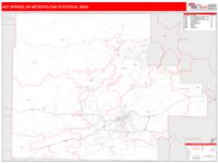 Hot Springs Metro Area Wall Map