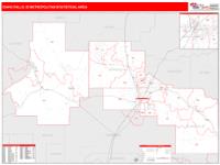 Idaho Falls Metro Area Wall Map