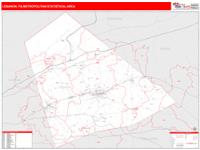 Lebanon Metro Area Wall Map