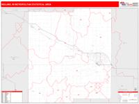 Midland Metro Area Wall Map