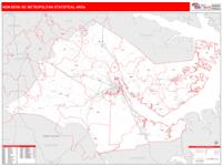 New Bern Metro Area Wall Map