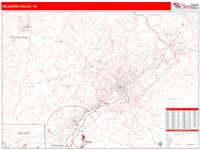 Delaware Valley Metro Area Wall Map