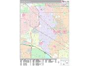 Arlington Heights <br /> Wall Map <br /> Premium Style 2025 Map