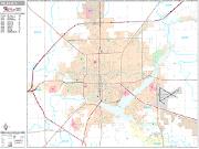 Decatur <br /> Wall Map <br /> Premium Style 2025 Map