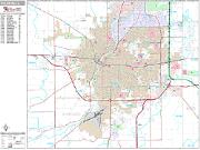 Rockford <br /> Wall Map <br /> Premium Style 2025 Map