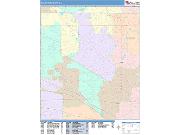 Arlington Heights <br /> Wall Map <br /> Color Cast Style 2025 Map