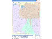 Orland Park <br /> Wall Map <br /> Color Cast Style 2025 Map