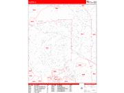 Palatine <br /> Wall Map <br /> Zip Code <br /> Red Line Style 2024 Map