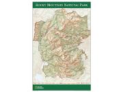 Rocky Mountain National Park <br /> Wall Map Map