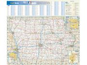 Iowa <br /> Wall Map Map