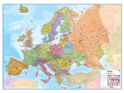 Europe <br /> Political  <br /> Wall Map Map