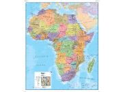 Africa <br /> Political  <br /> Wall Map Map