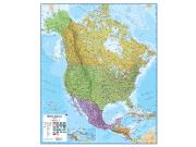 North America <br /> Political  <br /> Wall Map Map