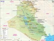 Iraq <br /> Wall Map Map