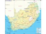 South Africa <br /> Wall Map Map