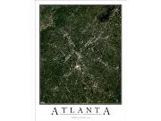 Atlanta <br /> Wall Map Map