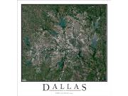 Dallas <br /> Wall Map Map