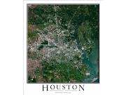 Houston <br /> Wall Map Map