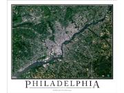 Philadelphia <br /> Wall Map Map