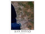 San Diego <br /> Wall Map Map