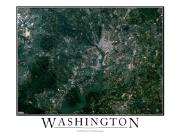 Washington, D.C. <br /> Wall Map Map