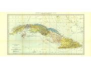 Cuba 1906 <br /> Wall Map Map